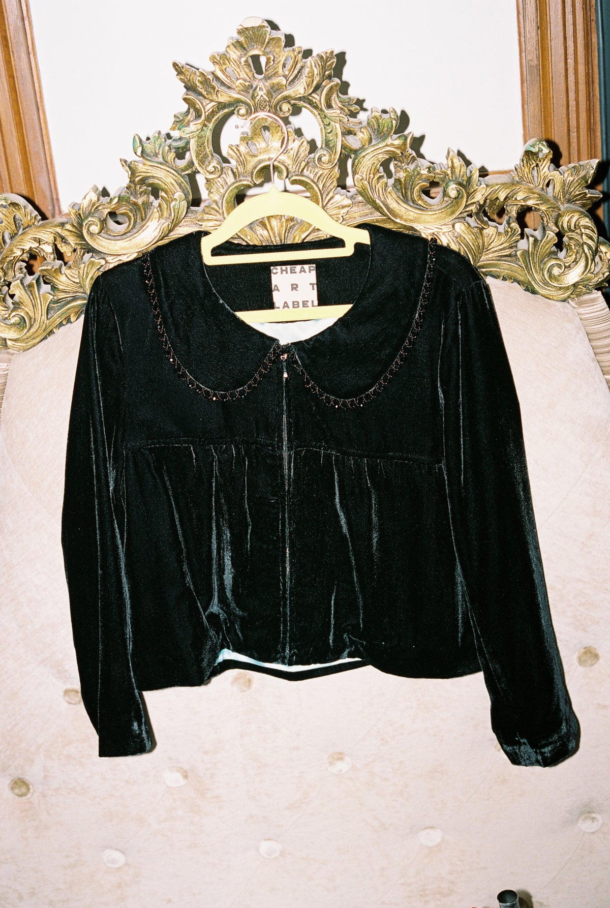 Velvet Zipper Jacket