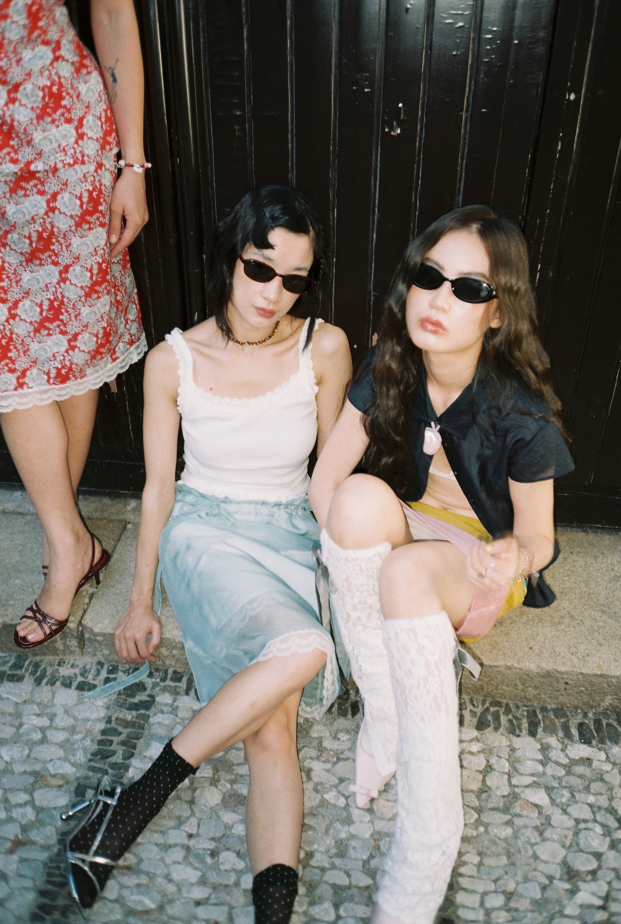 Double-Layered Skirt-Green