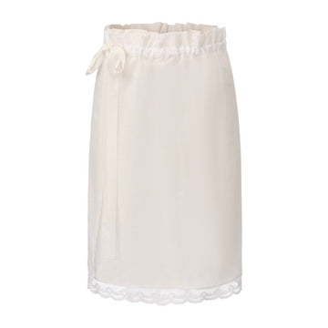 Double-Layered Skirt-White