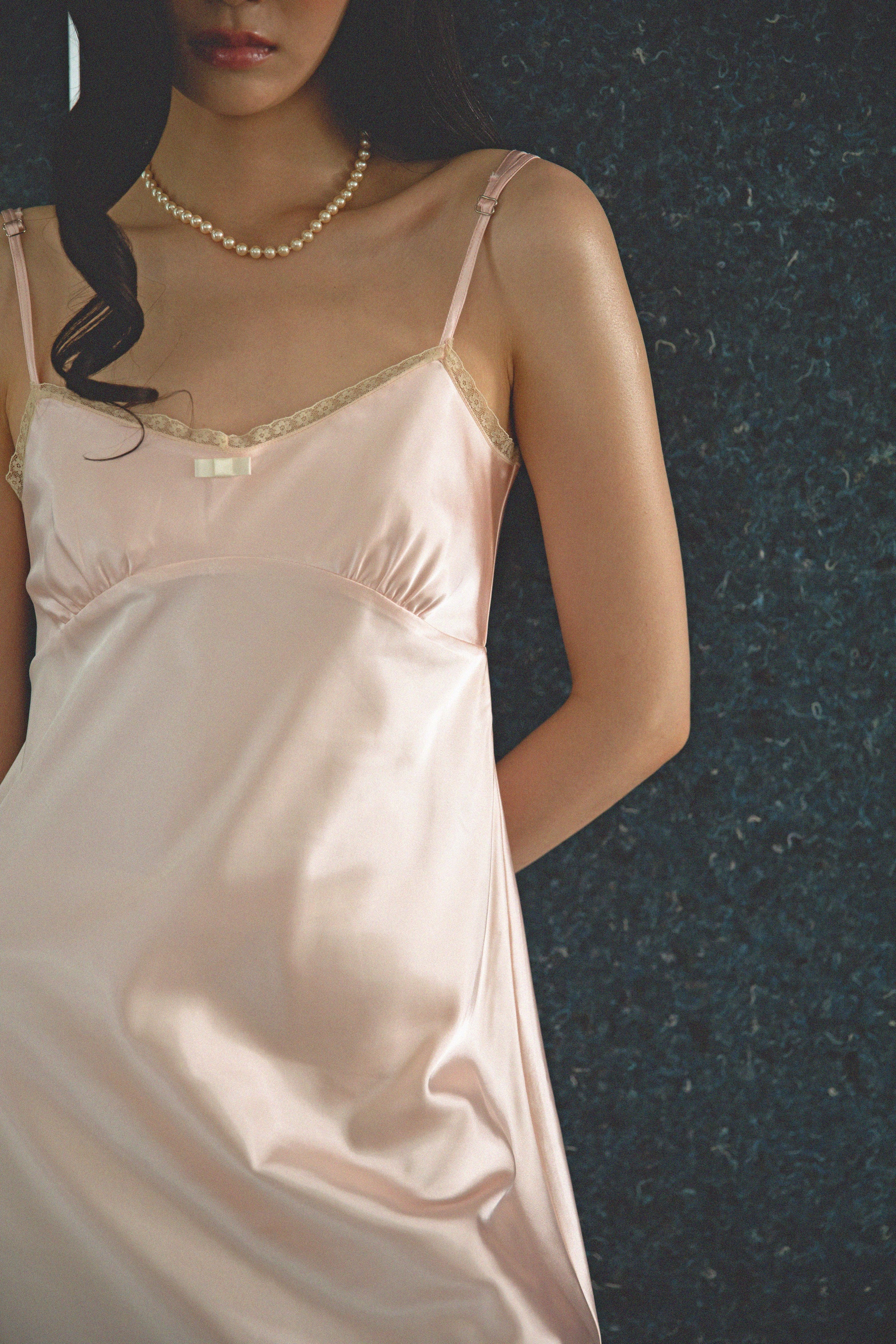 Slip Dress-Pink