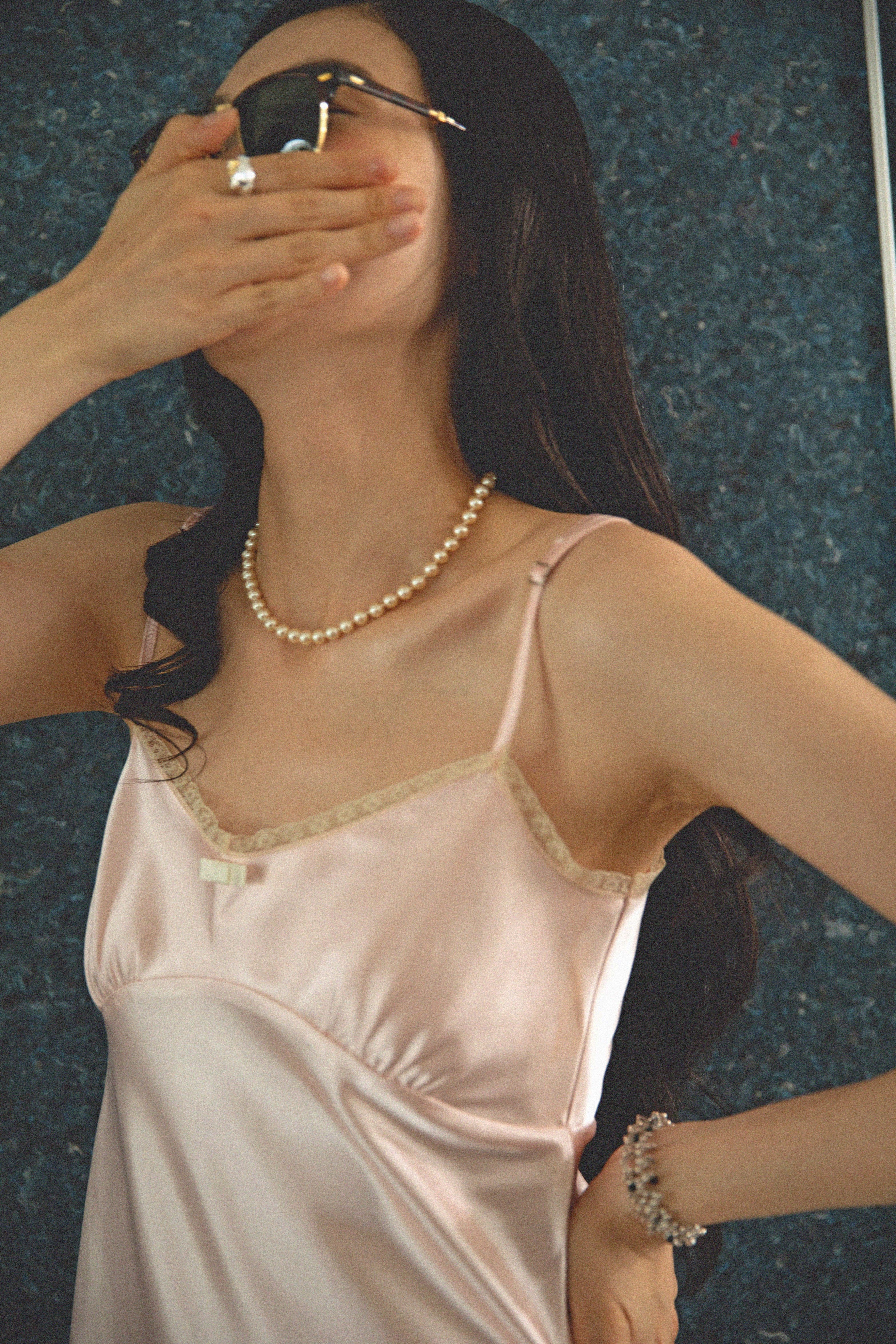 Slip Dress-Pink