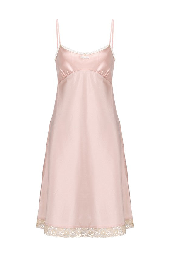 Slip Dress-Pink