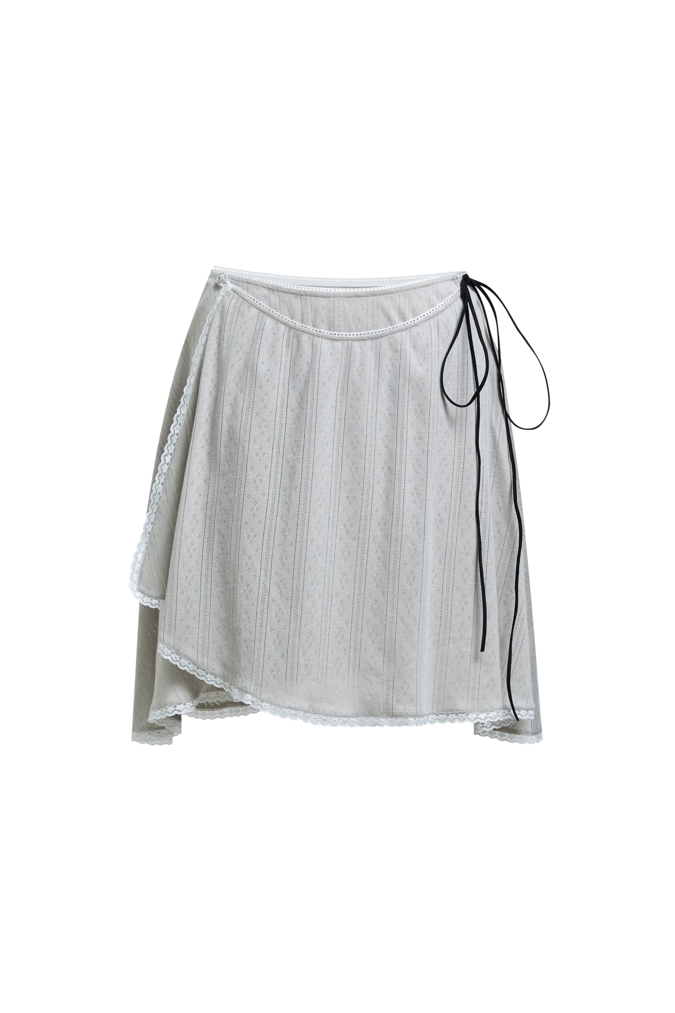 Wrap Skirt - Light Grey