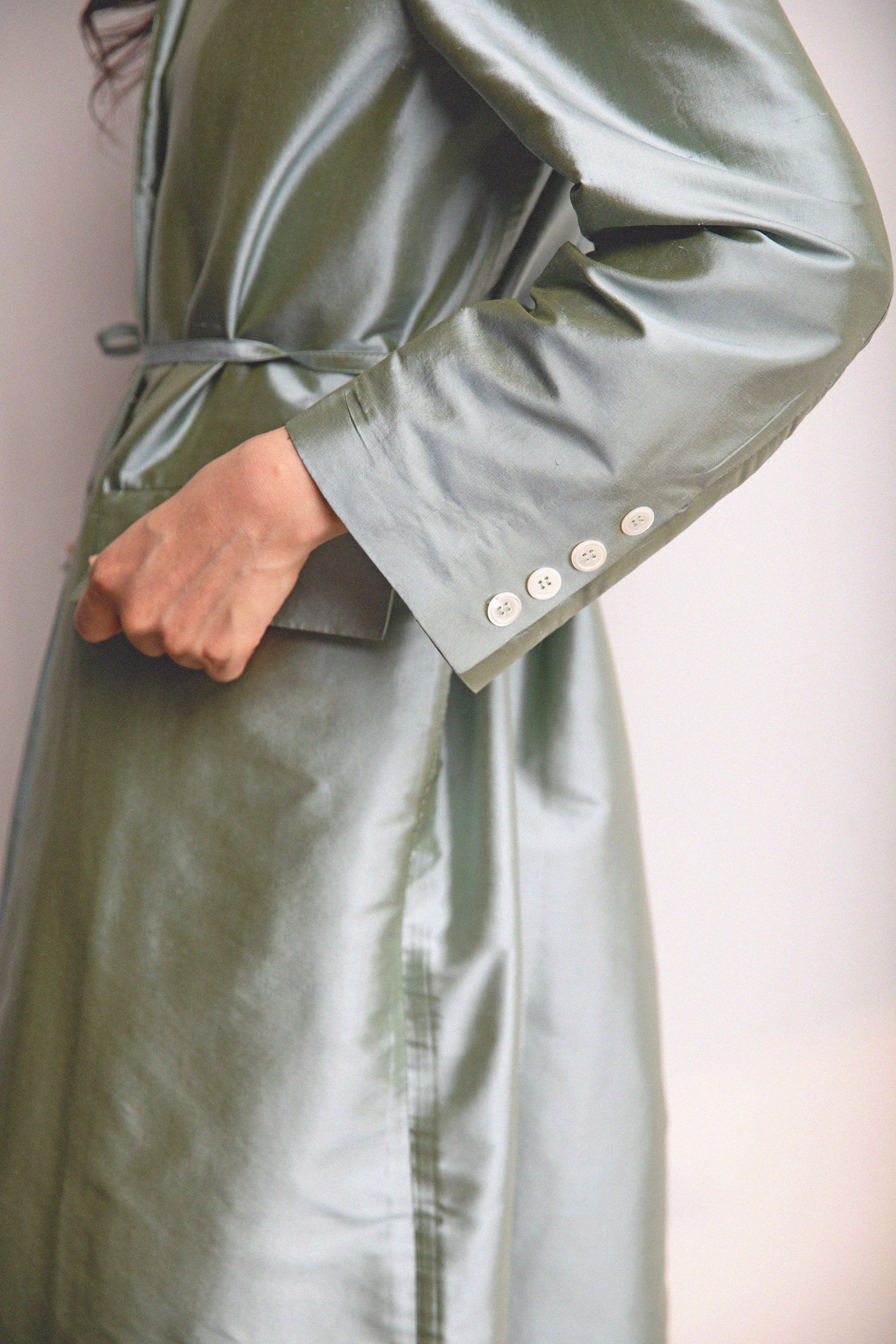 Long Coat-Turquoise