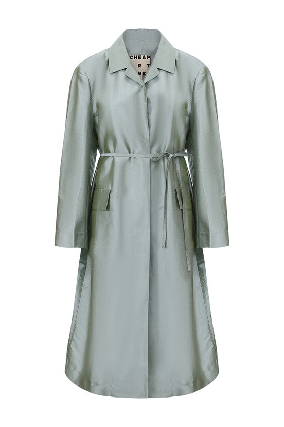 Long Coat-Turquoise