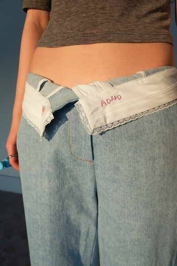 ADHD Denim Jeans-Light Blue