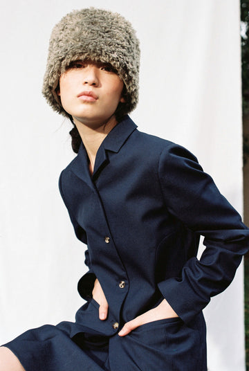 Tailored Blazer-Navy