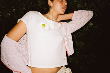 Flower Ruffle T-shirt