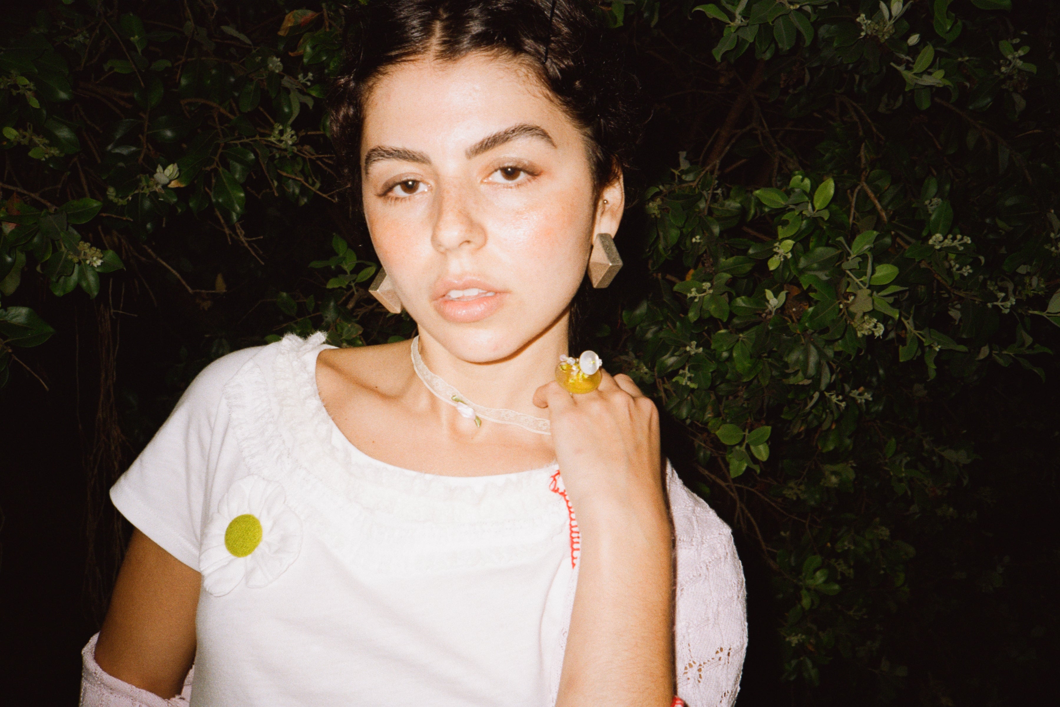 Flower Ruffle T-shirt