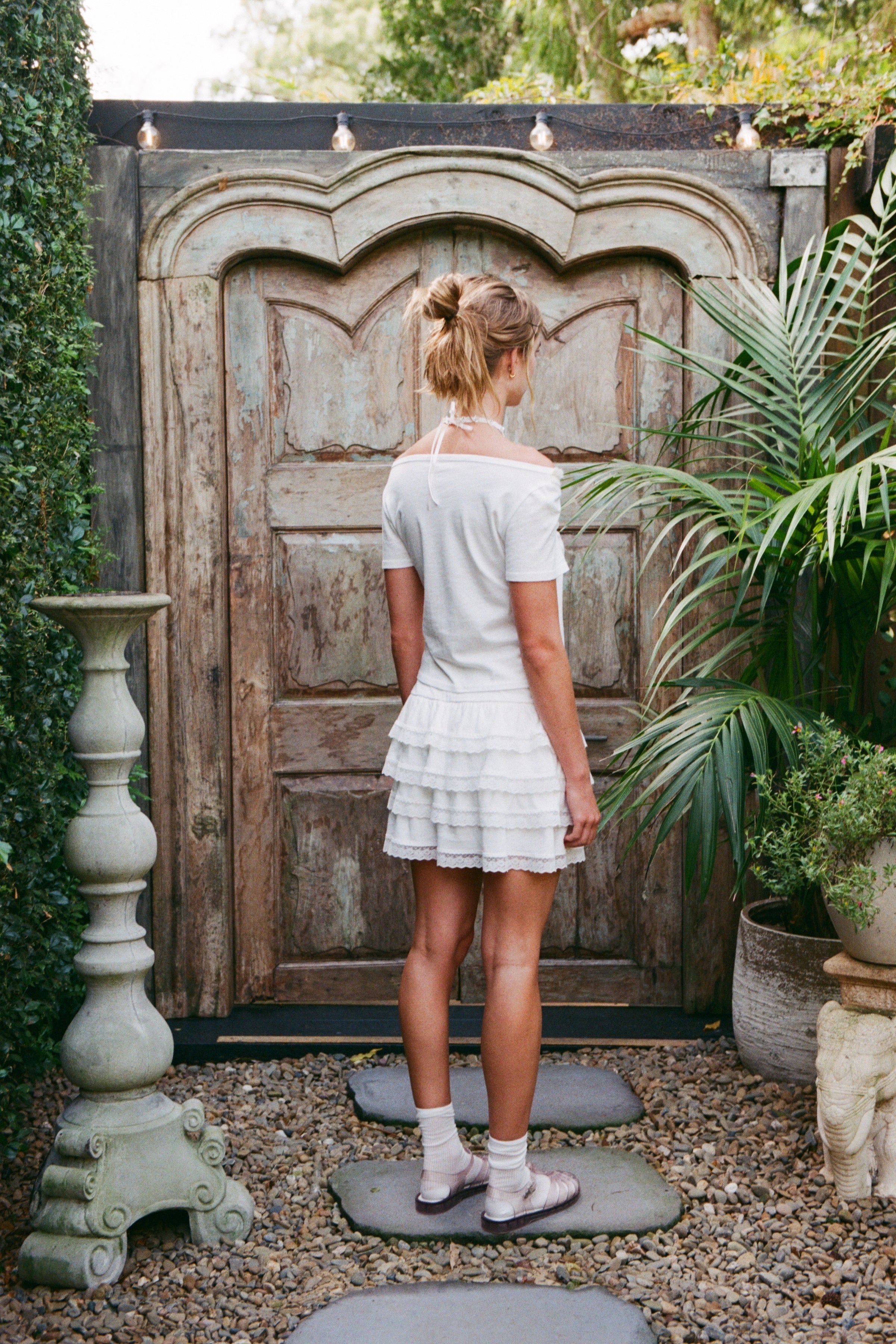 Ruffle Lace Skirt