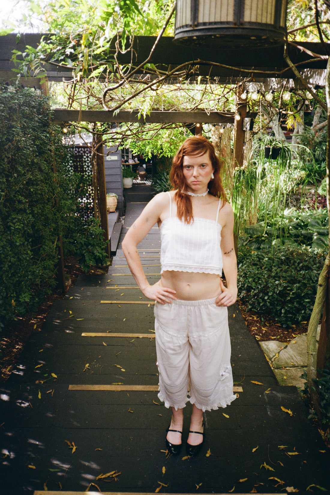 Lace Cropped Bloomer