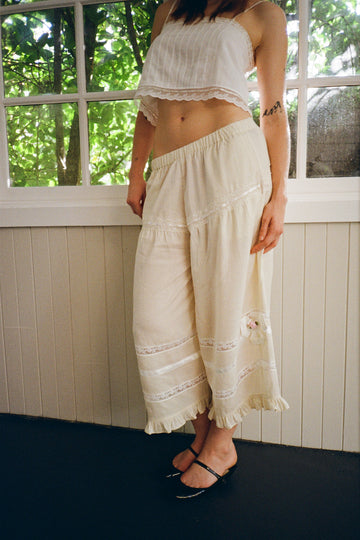 Lace Cropped Bloomer