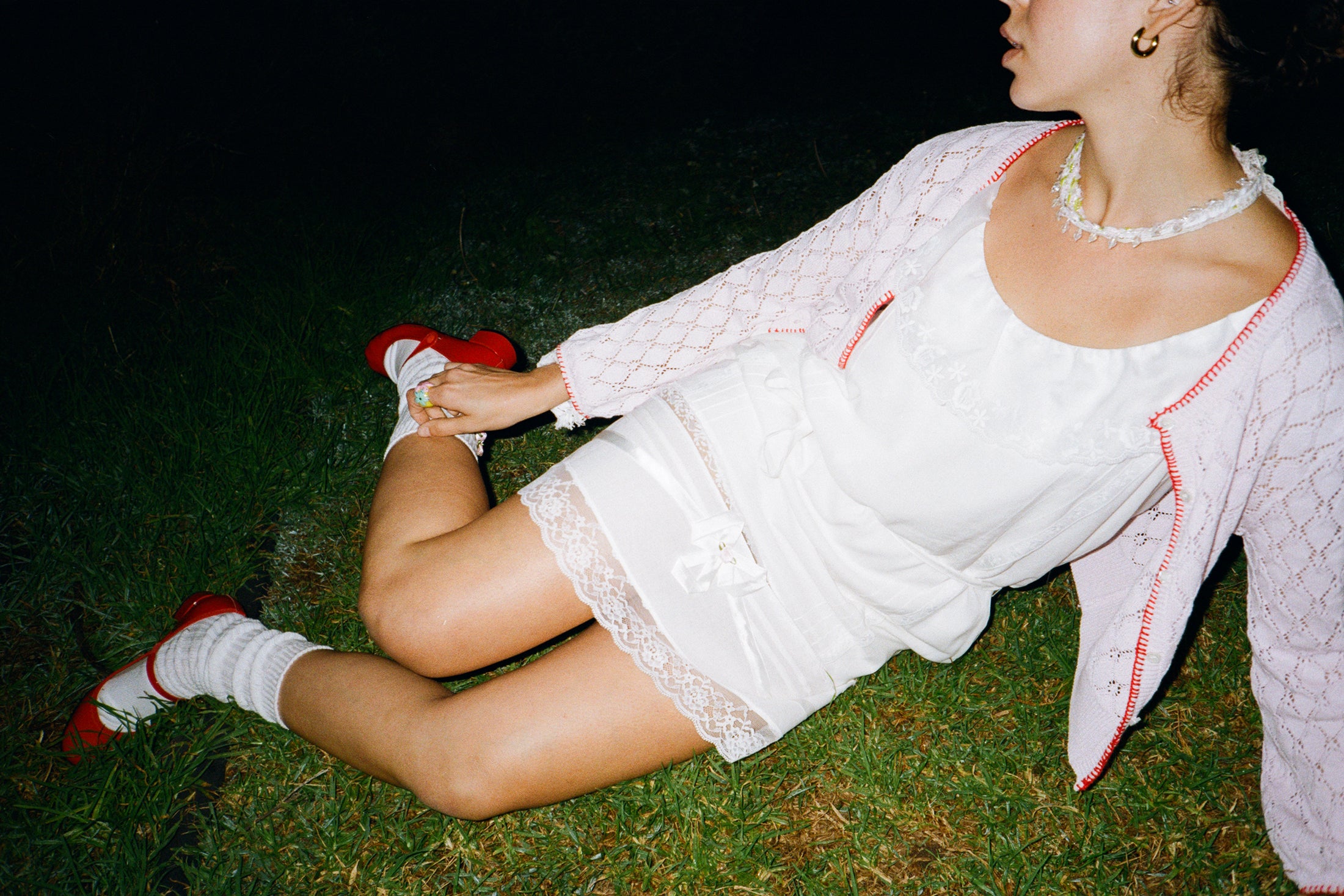 Floral Lace Slip Dress