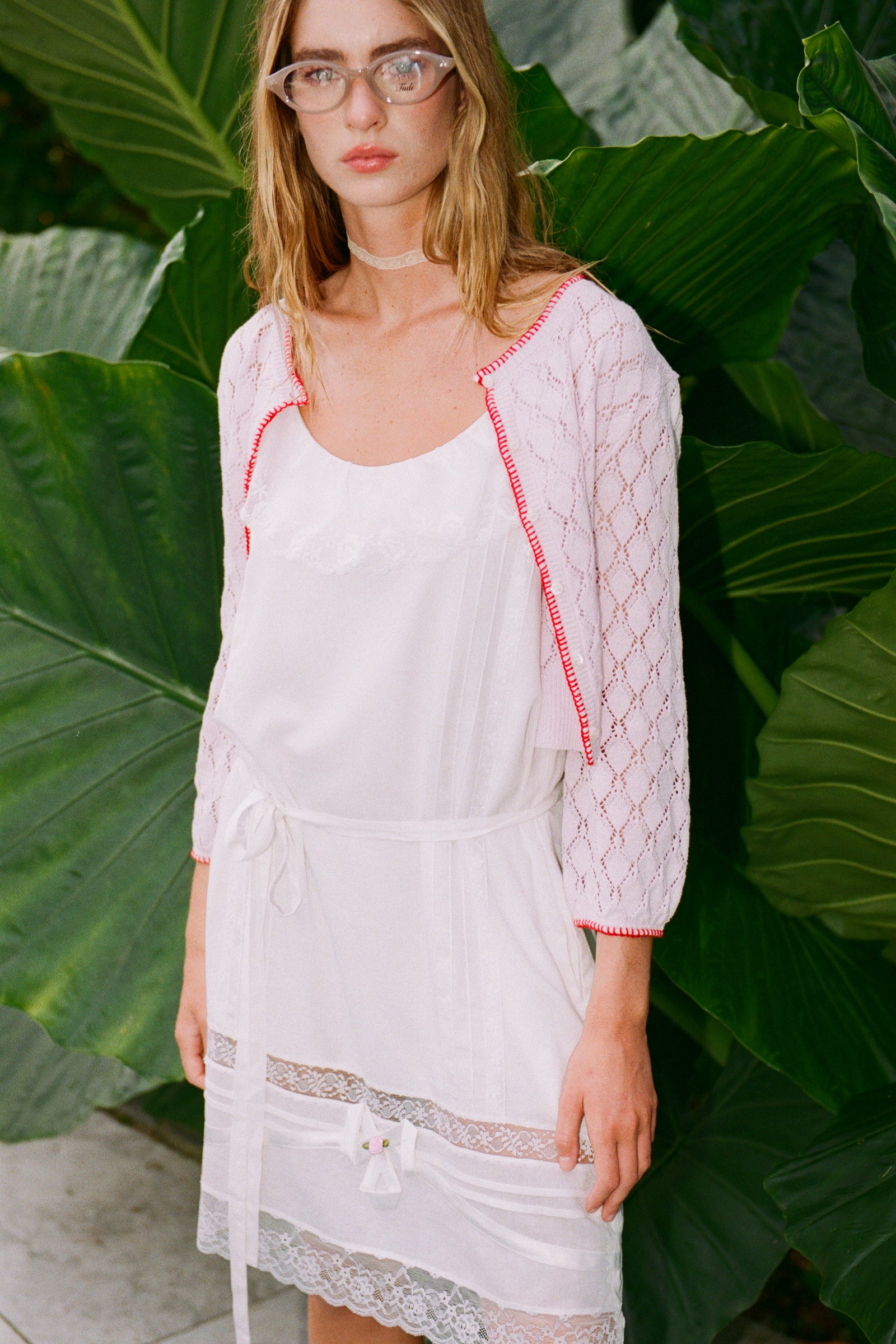 Floral Lace Slip Dress