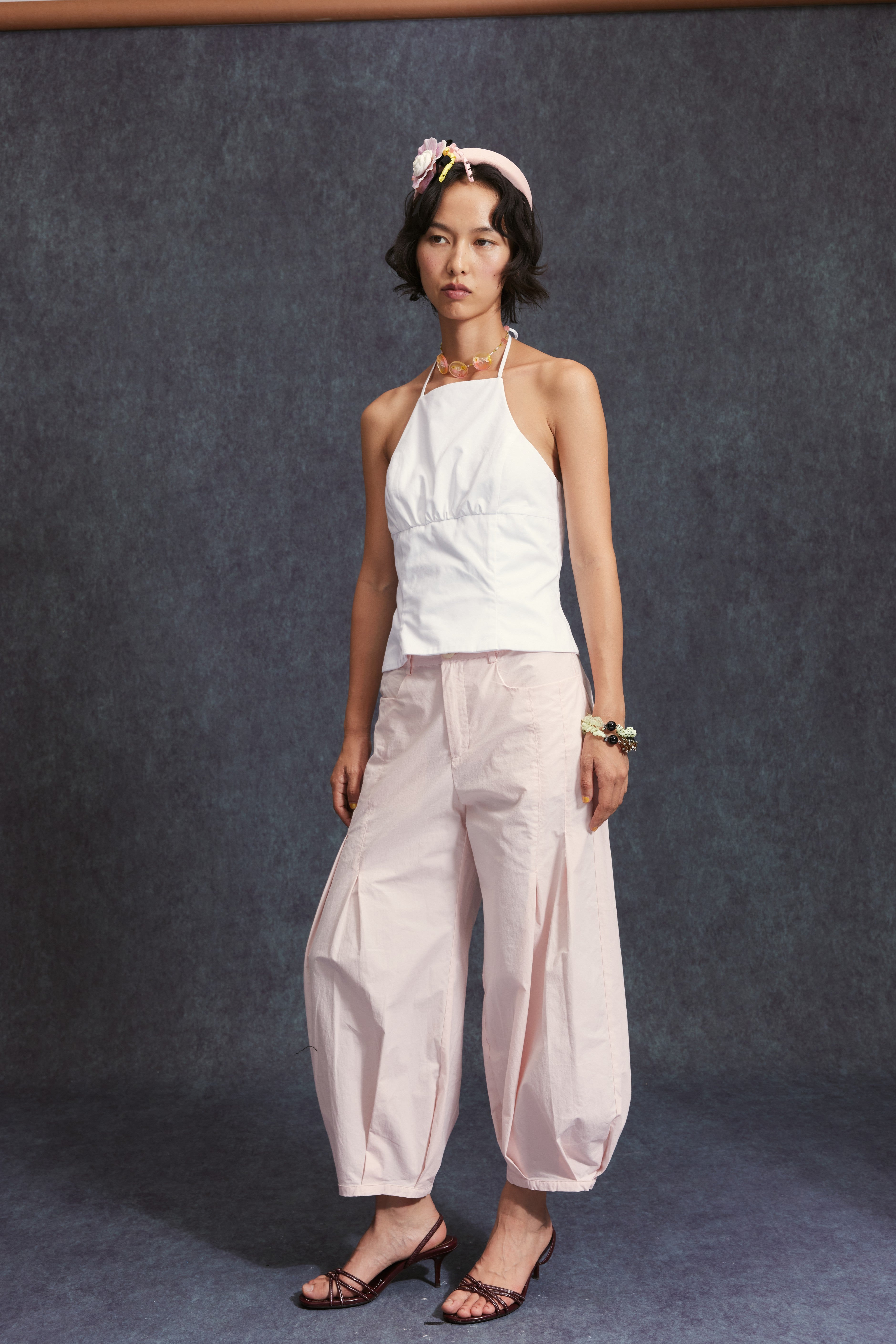 Bloomer Trousers-Pink