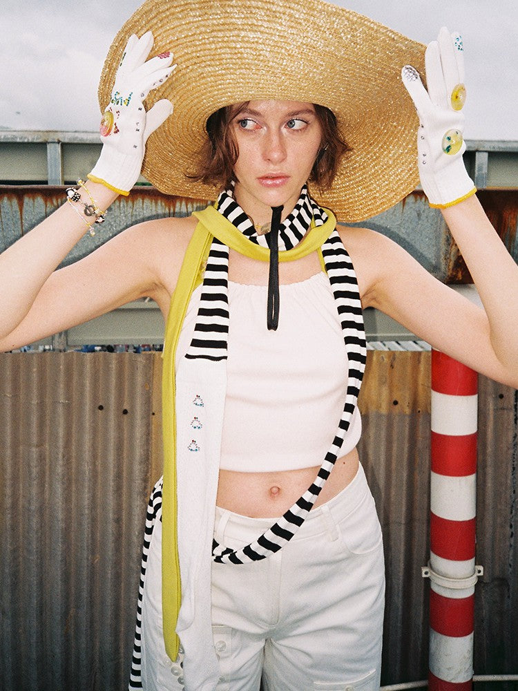 Sock Scarf - Black & White