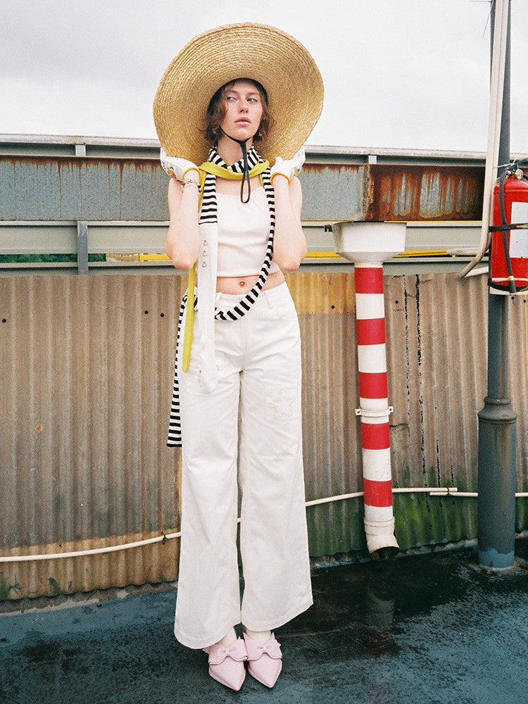 Sock Scarf - Black & White