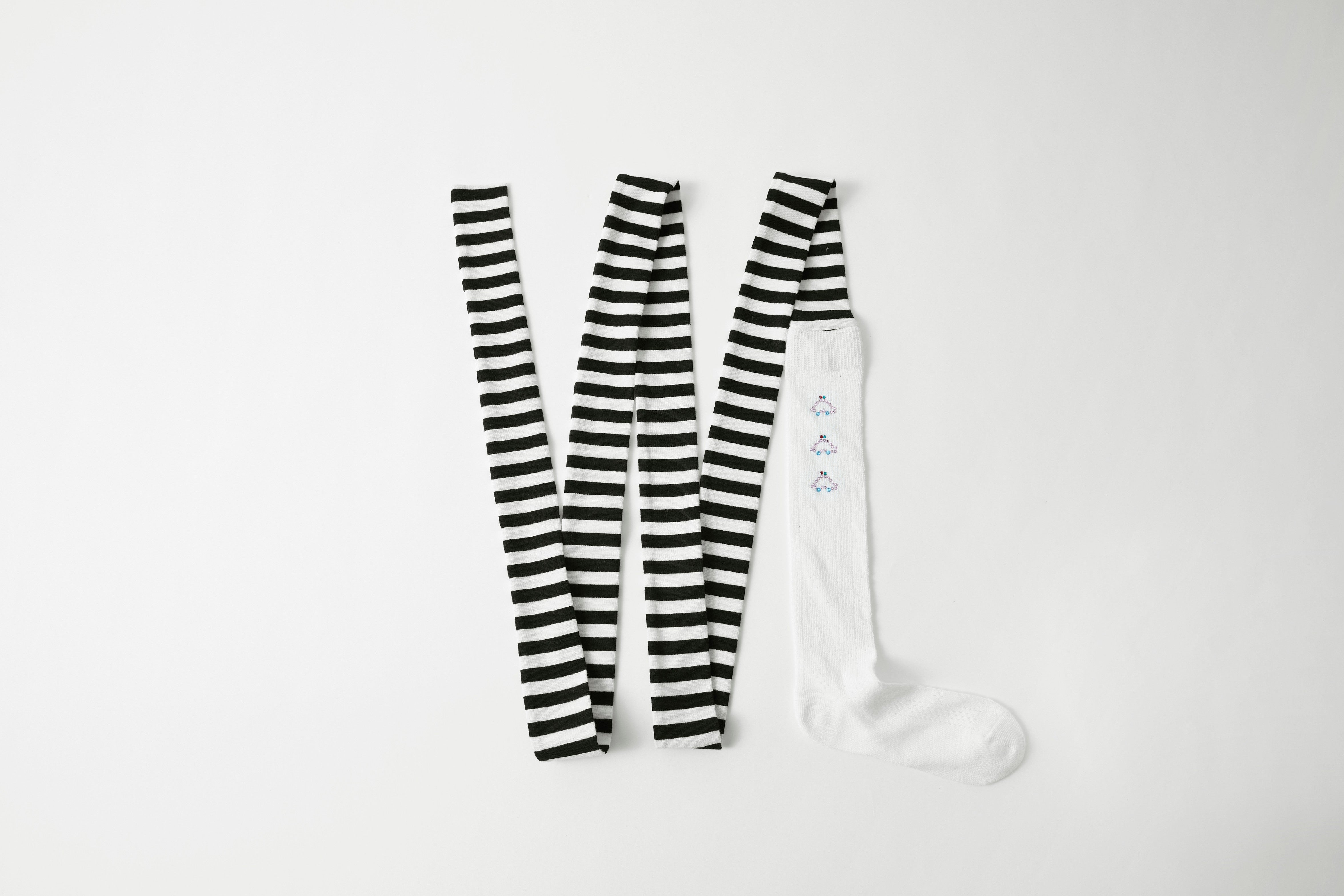 Sock Scarf - Black & White
