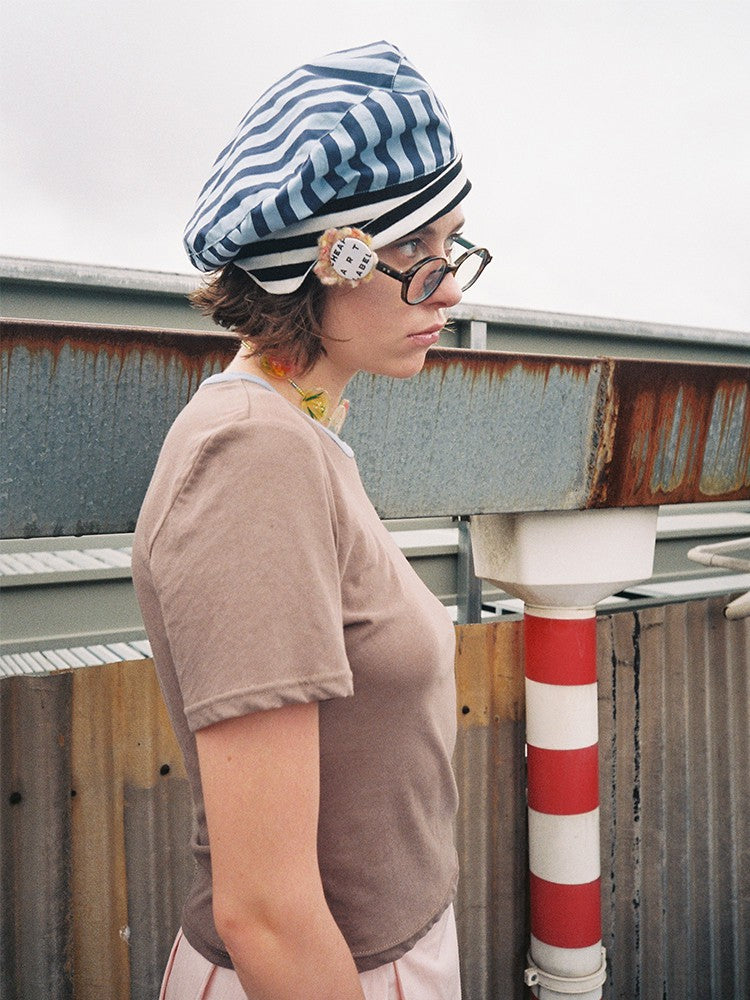 Beret Hat - Stripe