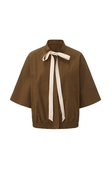 Zipper Jacket-Olive Green