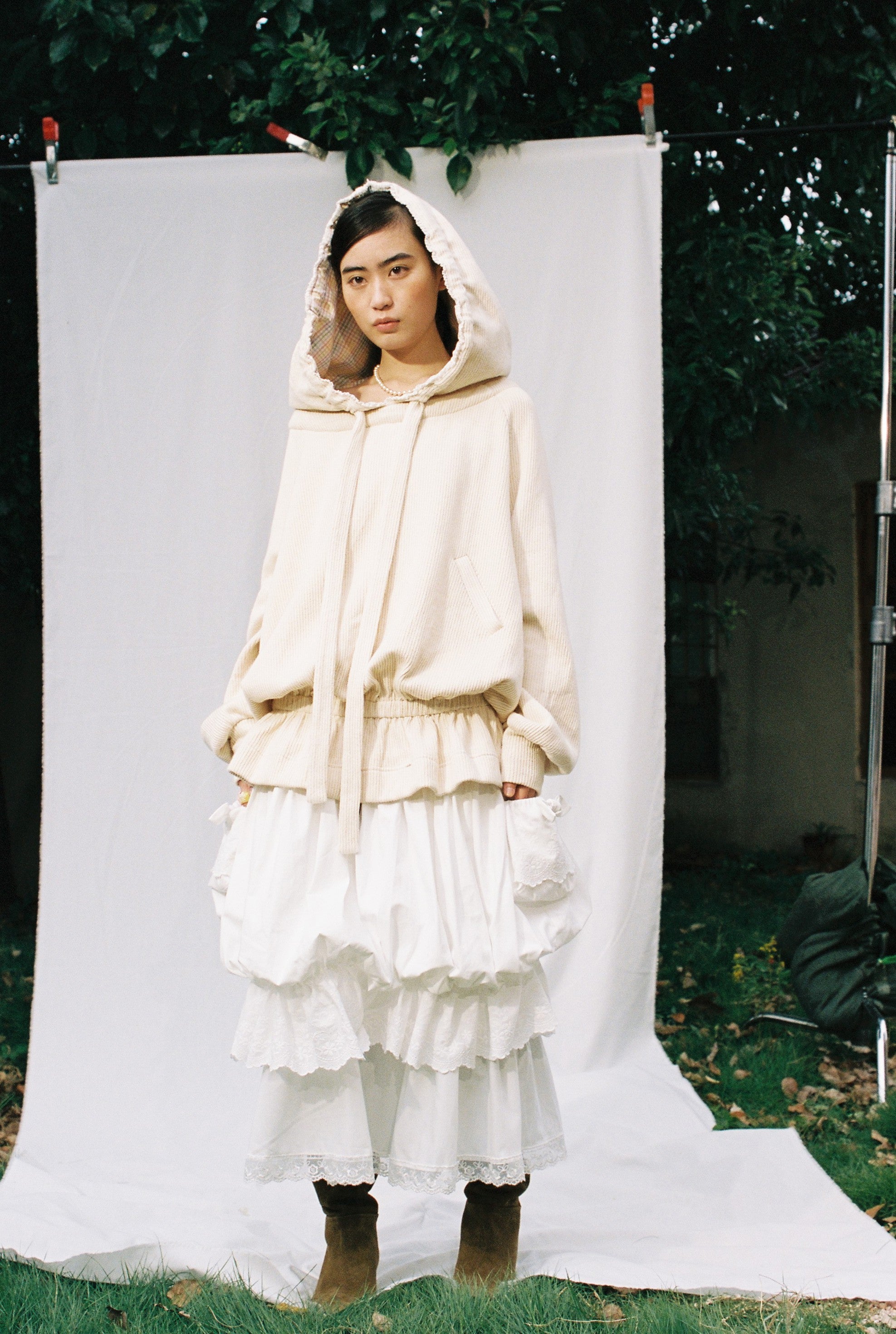 Oversized Lace Hoody