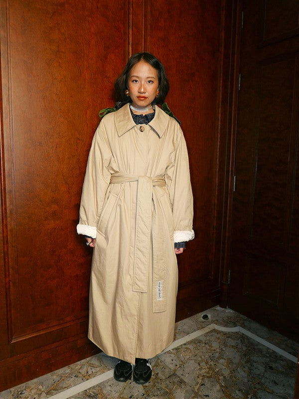 Quilted Coat - Khaki