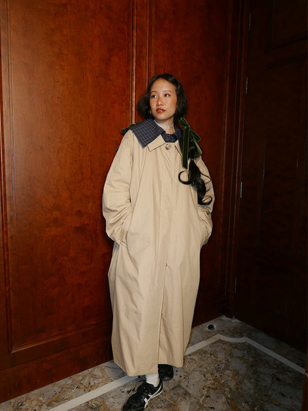 Quilted Coat - Khaki