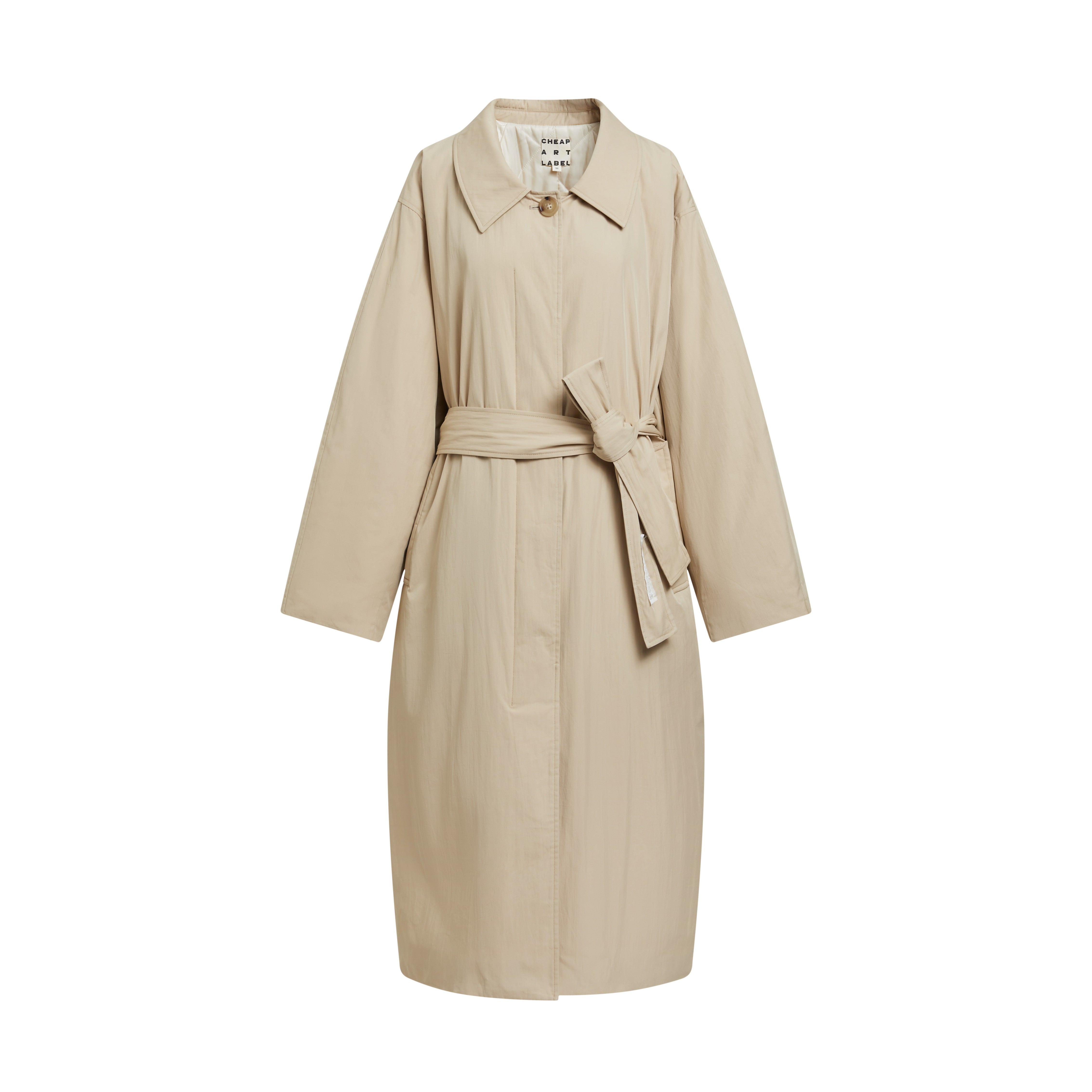 Quilted Coat - Khaki