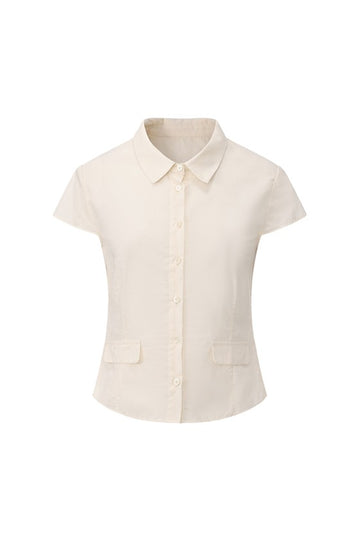 Short Sleeve Shirt-Butter