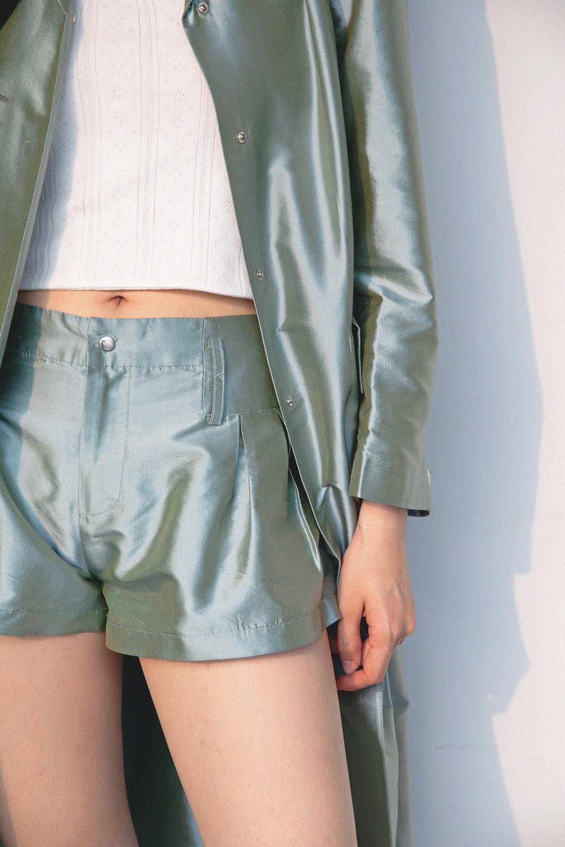 Mini Shorts-Turquoise