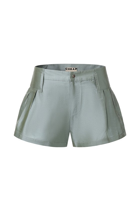 Mini Shorts-Turquoise