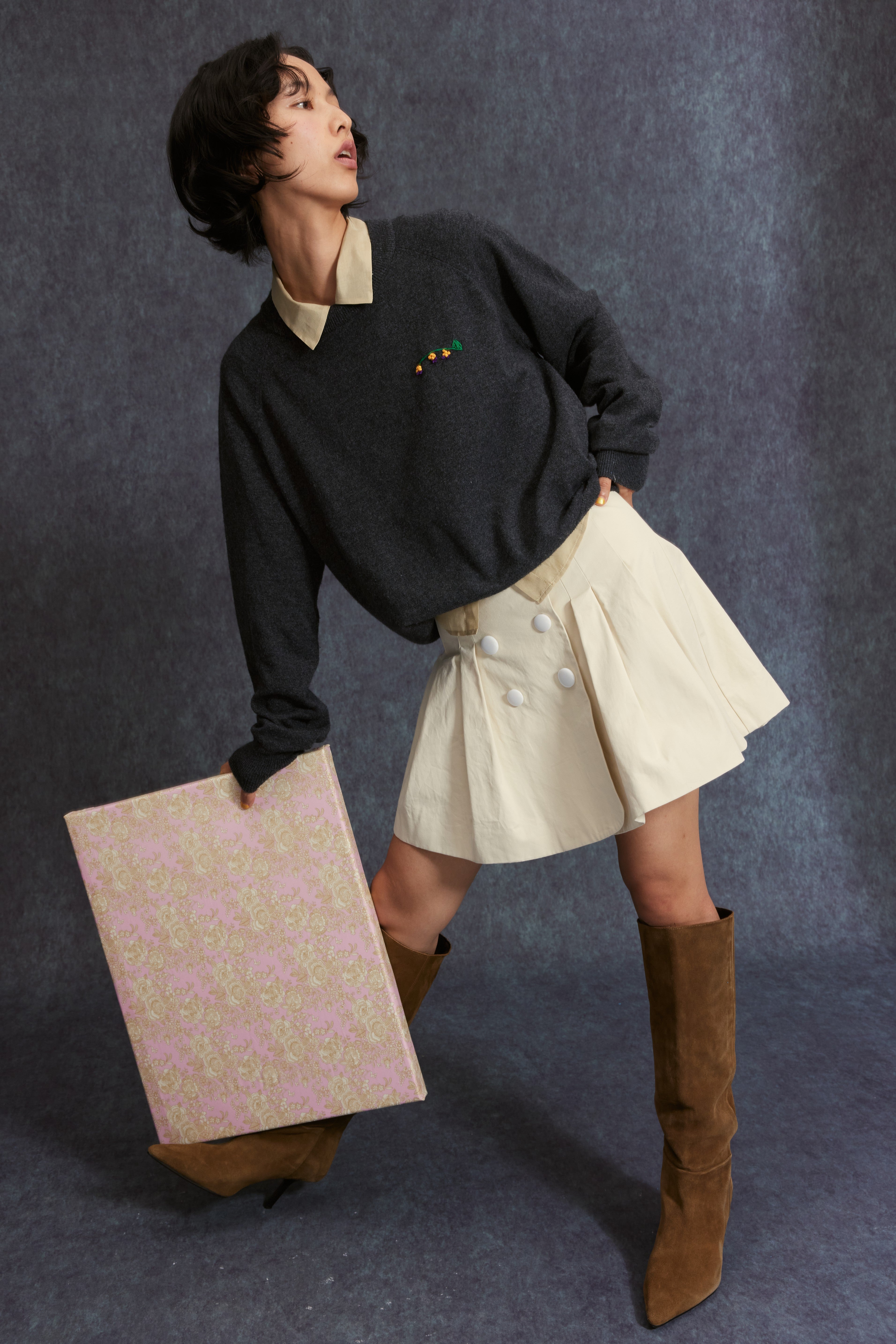 Embroidered Sweater