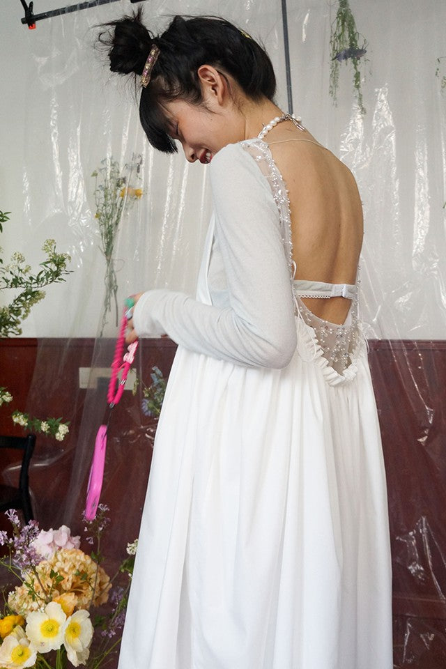 Boat Neck Sequin Top