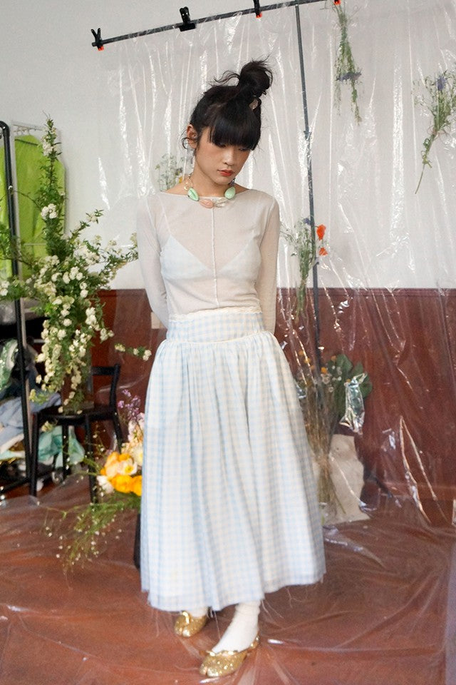 Boat Neck Sequin Top