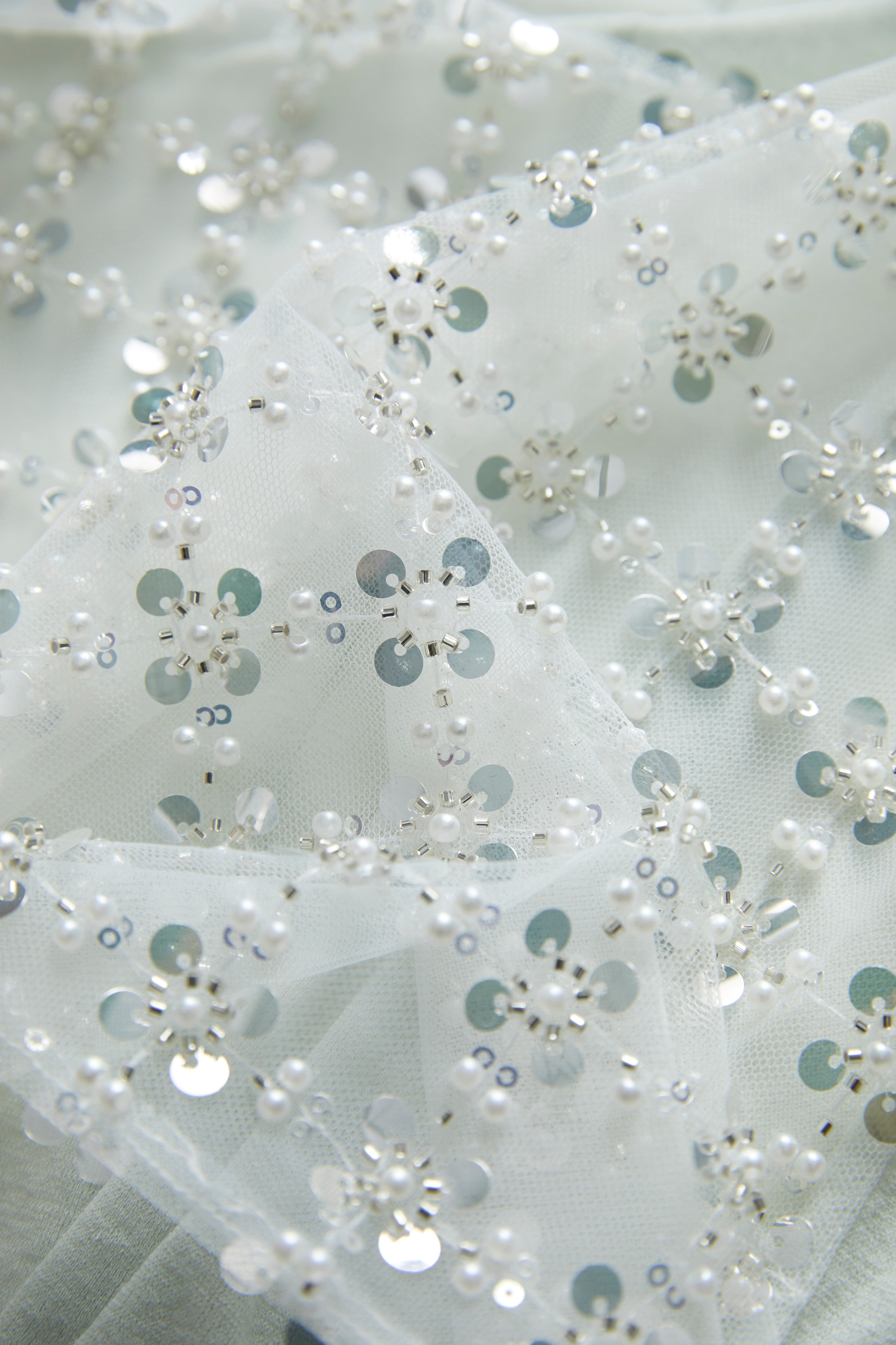 Boat Neck Sequin Top