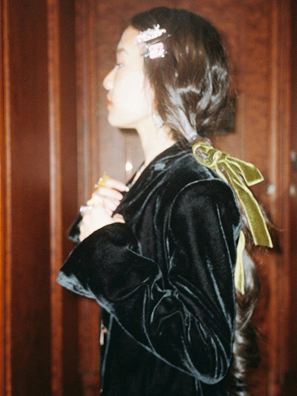 Velvet Trailored Blazer