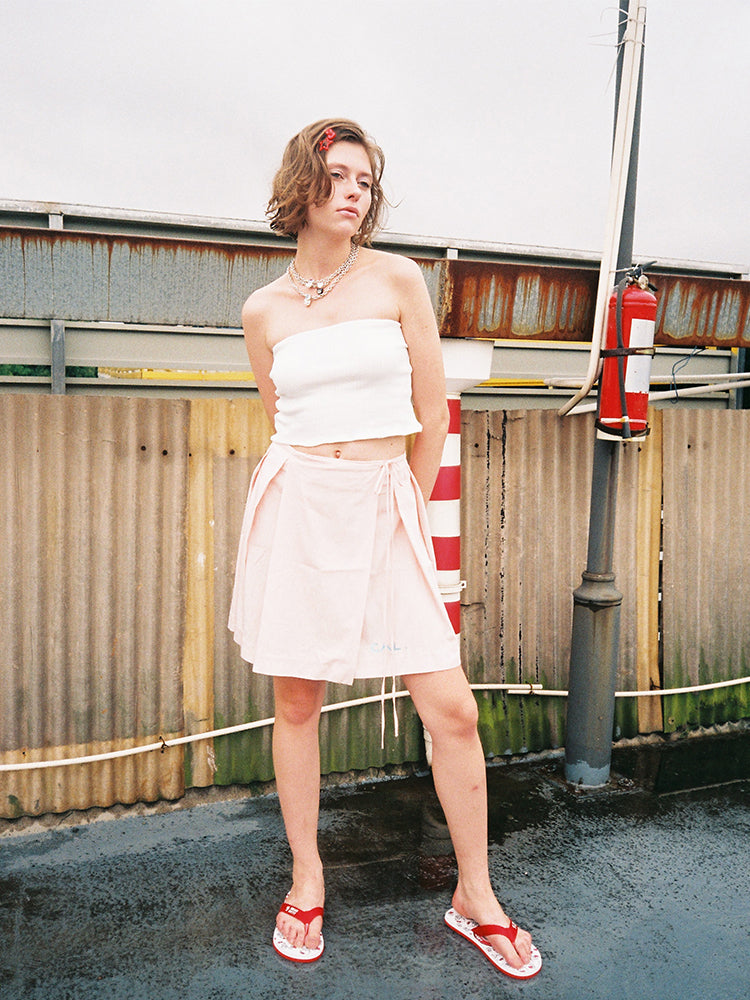 Stretchy Tube Top-White