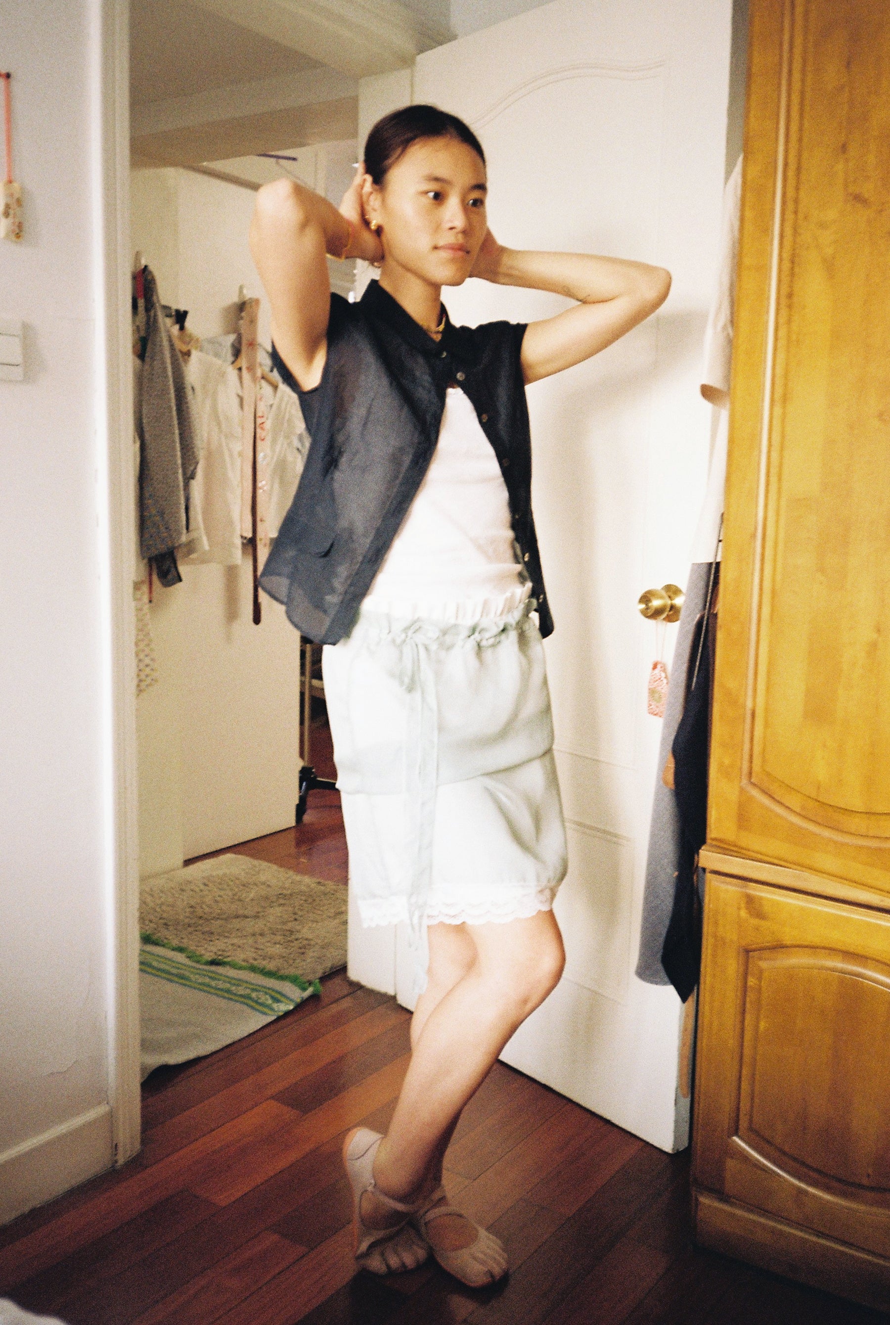 Short Sleeve Shirt-Navy