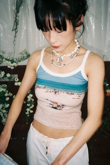 Beach Printed Top