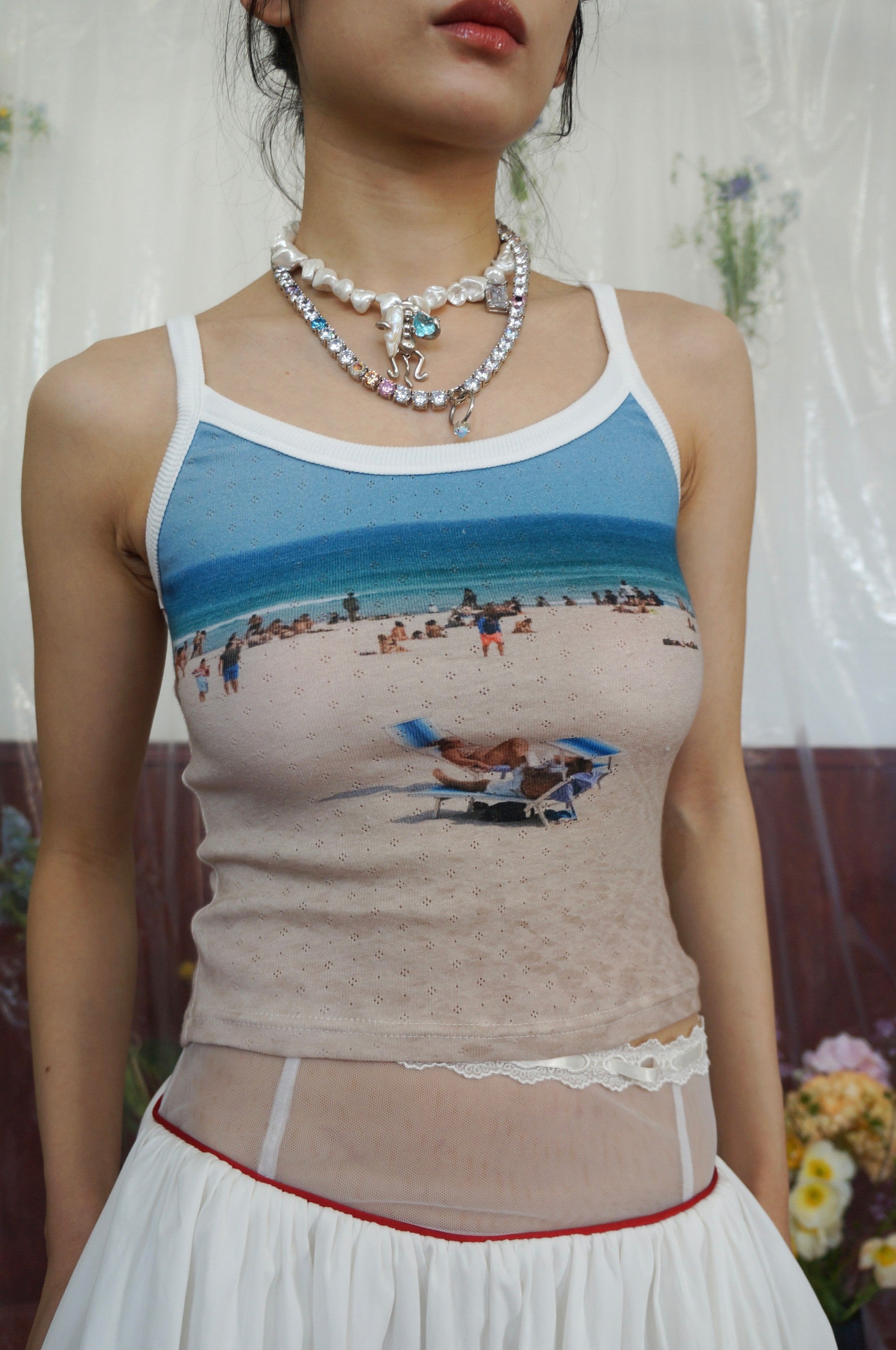 Beach Printed Top