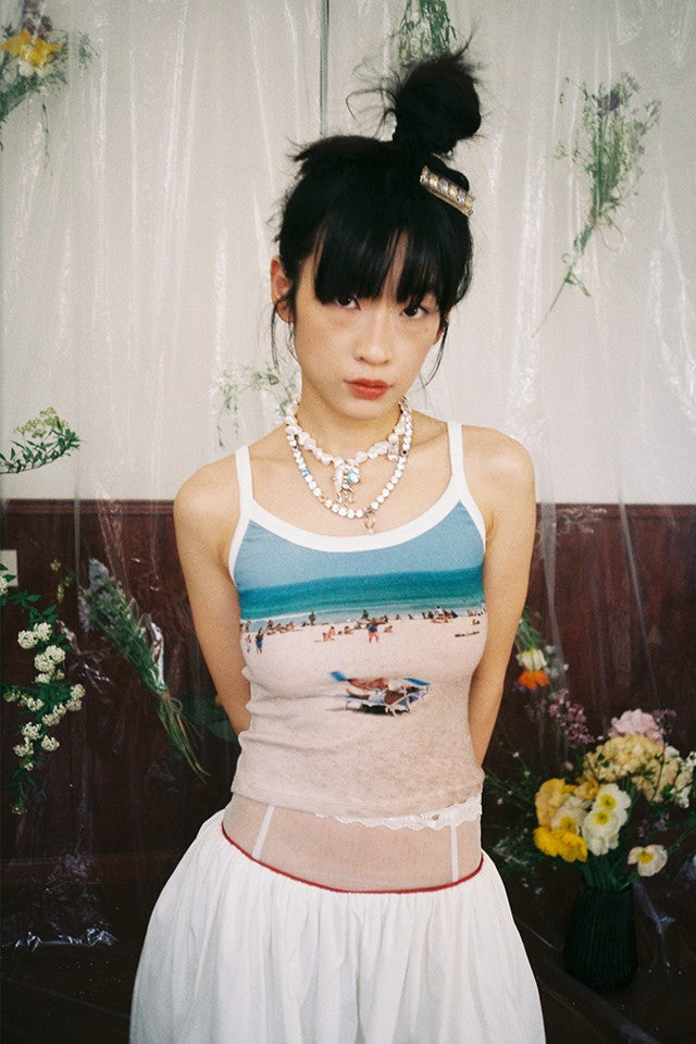Beach Printed Top