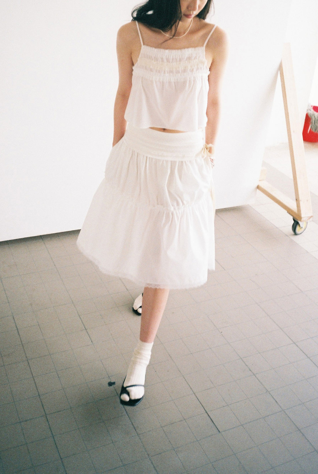 Lacey Top-White