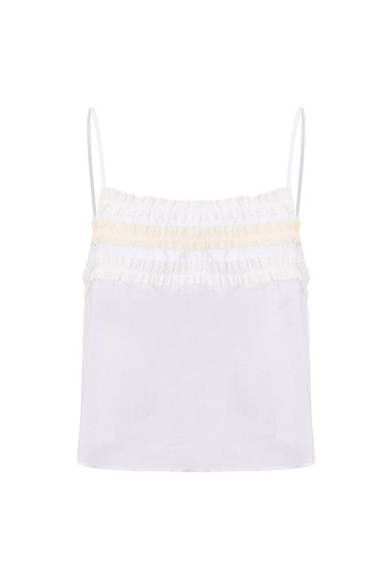 Lacey Top-White