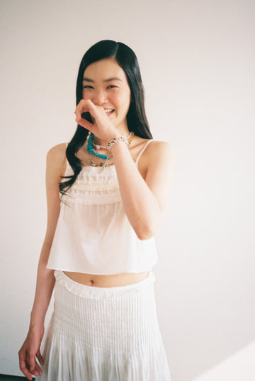 Lacey Top-White