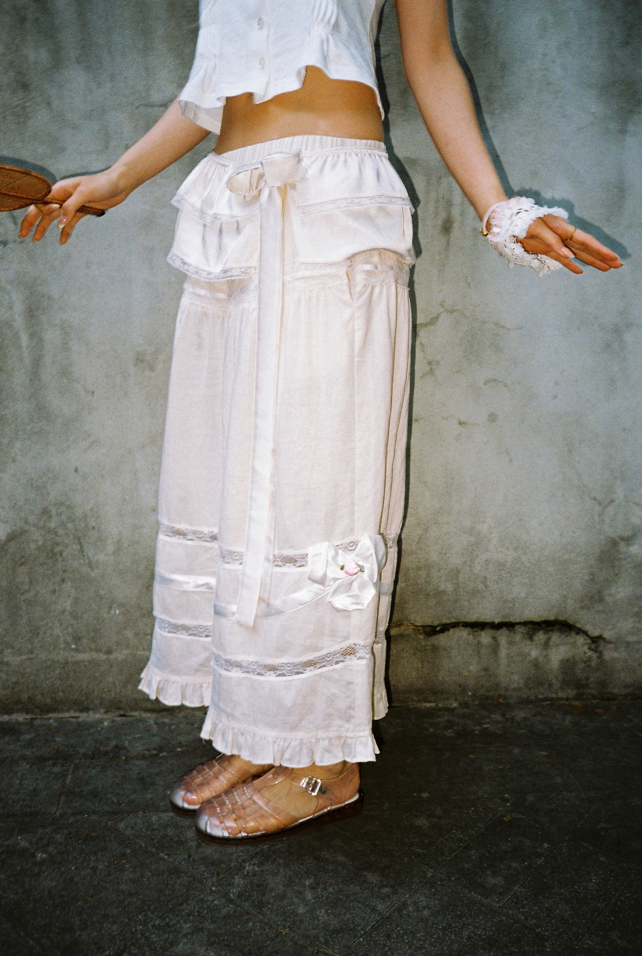 Lace Cropped Bloomer