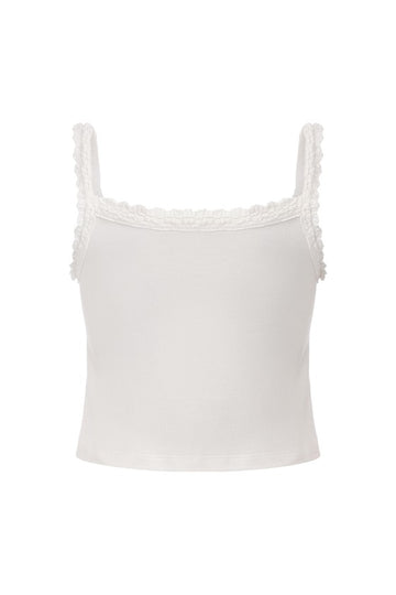 Lace Camisole-White