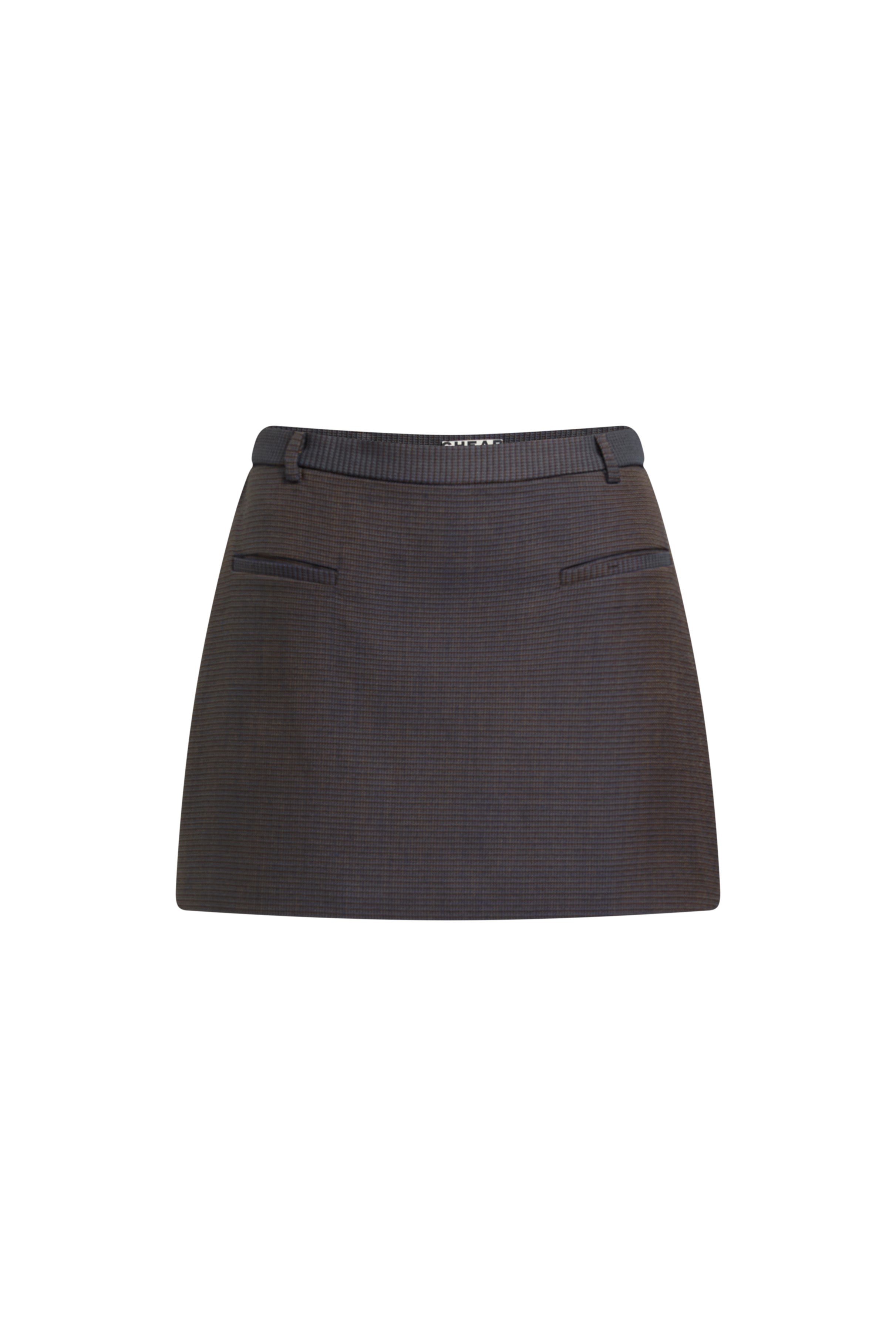 Houndstooth Mini Skirt