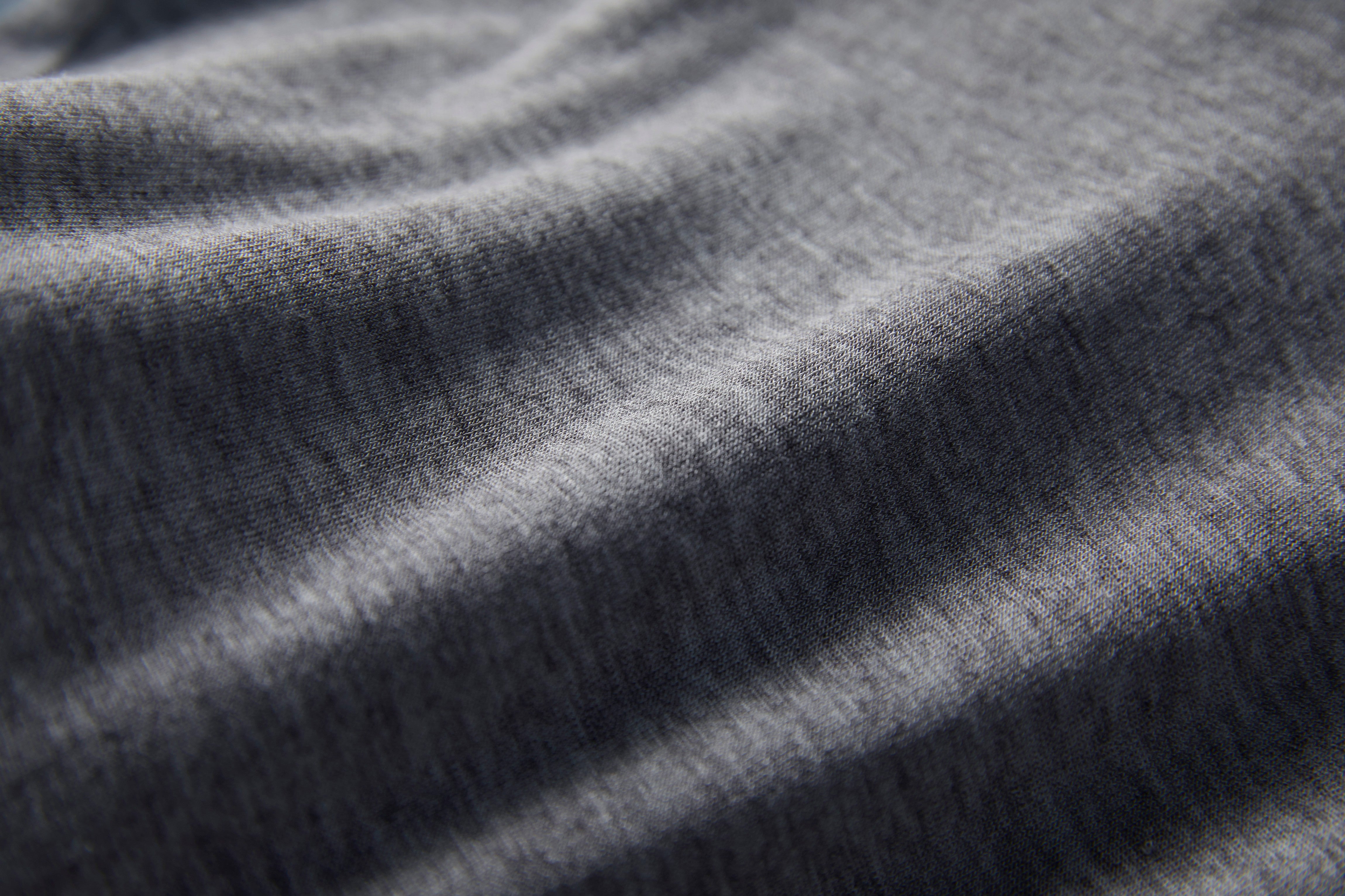 Ruffle Polo Shirt-Light Grey