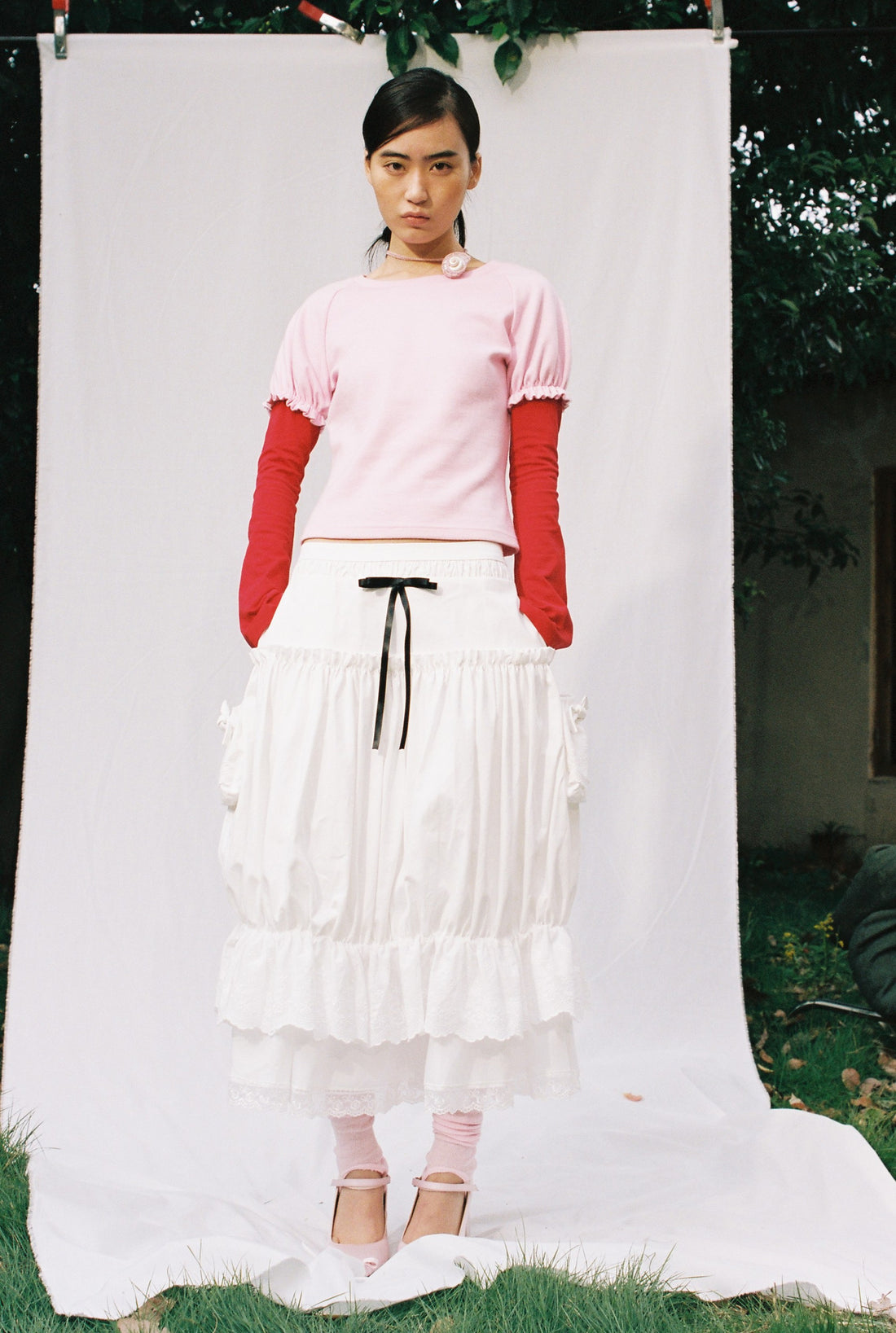 2-Layered Ballon Skirt