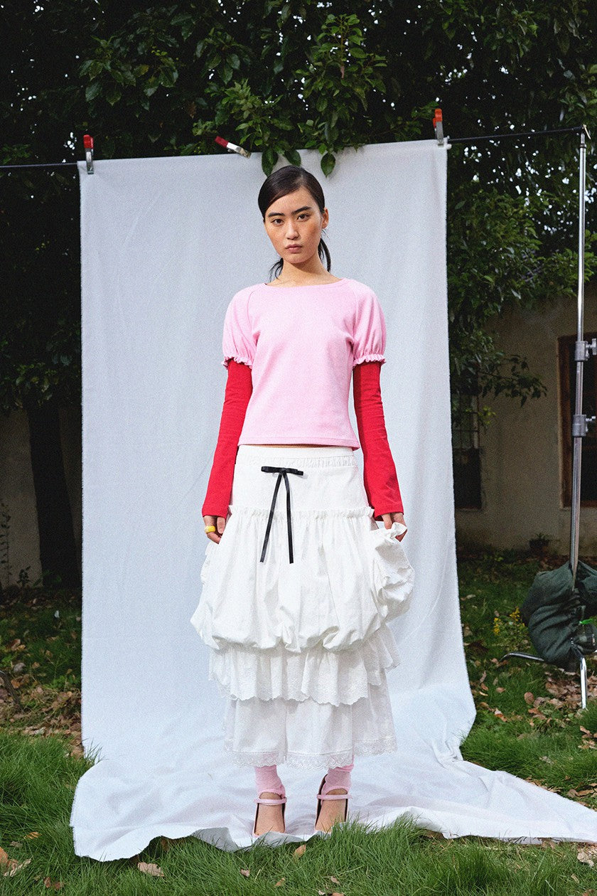 2-Layered Ballon Skirt
